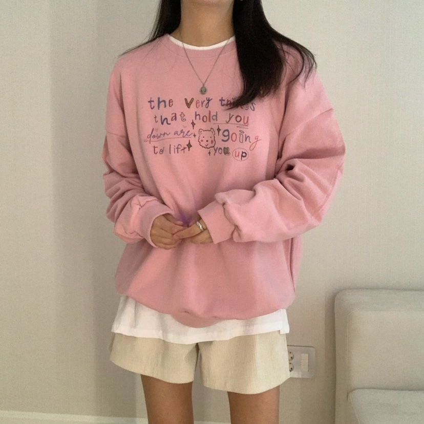 FROMJINI韓國直郵㊣女裝新款職業休閑25秋冬人氣衛衣不含內搭FROMJINI衛衣