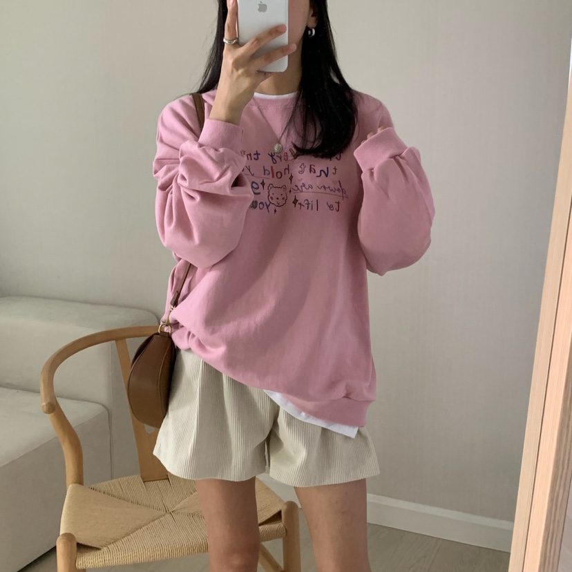 FROMJINI韓國直郵㊣女裝新款職業休閑25秋冬人氣衛衣不含內搭FROMJINI衛衣