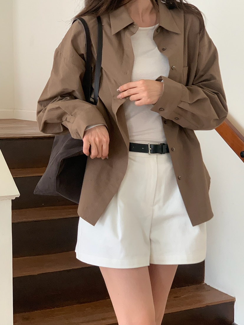 BLEECKER韓國直郵㊣女士新款推薦25秋冬熱賣休閑襯衫蕾絲衫BLEECKER襯衫/蕾絲衫