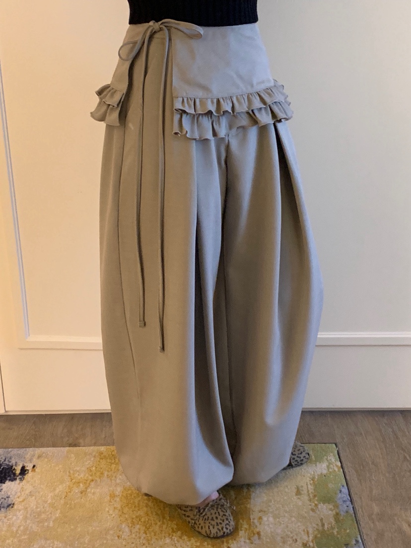 BADCALM韓國代購㊣女士新品熱賣時尚人氣真品休閑25秋冬裙褲BADCALM裙褲