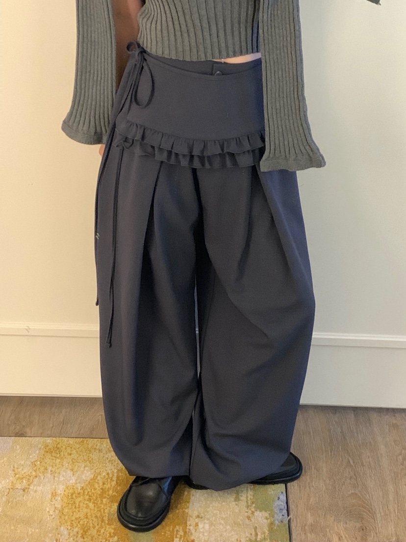 BADCALM韓國代購㊣女士新品熱賣時尚人氣真品休閑25秋冬裙褲BADCALM裙褲
