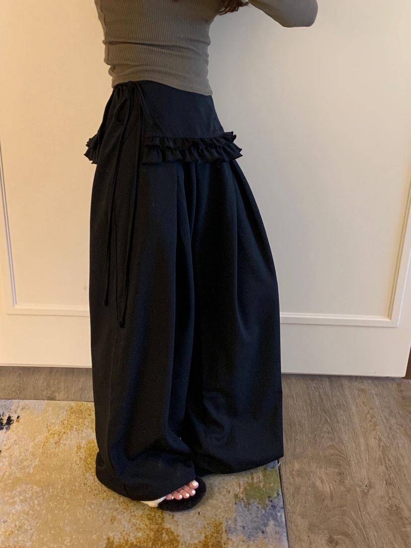 BADCALM韓國代購㊣女士新品熱賣時尚人氣真品休閑25秋冬裙褲BADCALM裙褲