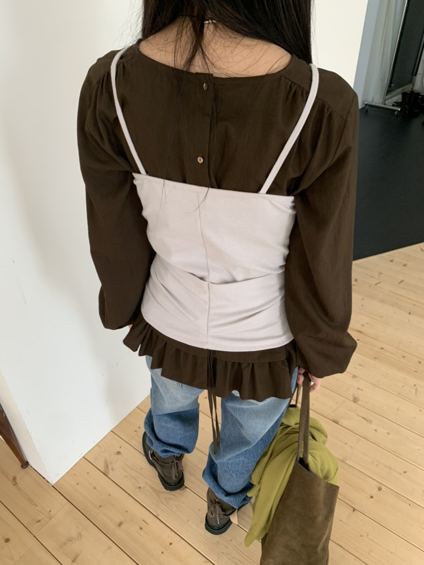 OURS東大門㊣實拍女士新品休閑真品人氣推薦熱賣時尚吊帶背心OURS吊帶/背心