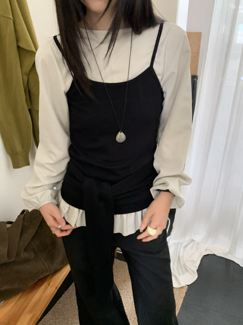 OURS東大門㊣實拍女士新品休閑真品人氣推薦熱賣時尚吊帶背心OURS吊帶/背心