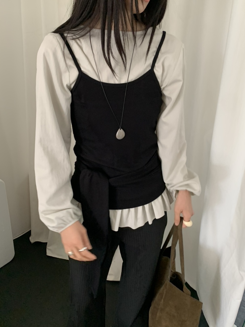 OURS東大門㊣實拍女士新品休閑真品人氣推薦熱賣時尚吊帶背心OURS吊帶/背心