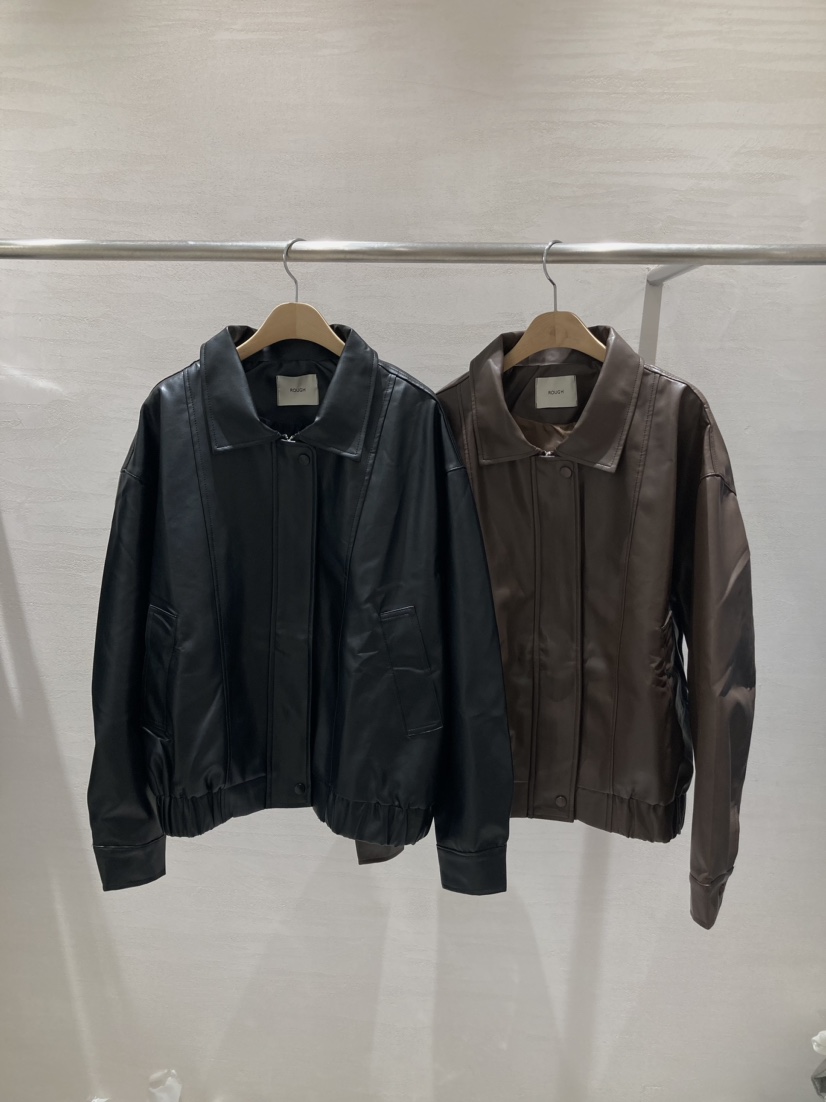 ROUGH韓國直郵㊣女裝新品時尚職業人氣熱賣25秋冬休閑真品夾克ROUGH夾克