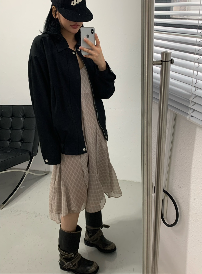 X-MOOD韓國直郵㊣女士新品時尚真品25秋冬推薦熱賣休閑連衣裙X-MOOD連衣裙