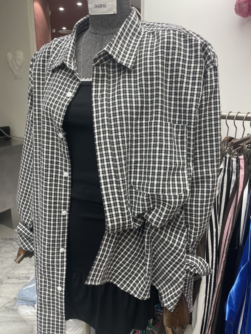 PAIRING韓國代購㊣女裝新品25秋冬職業真品襯衫蕾絲衫不含內搭PAIRING襯衫/蕾絲衫