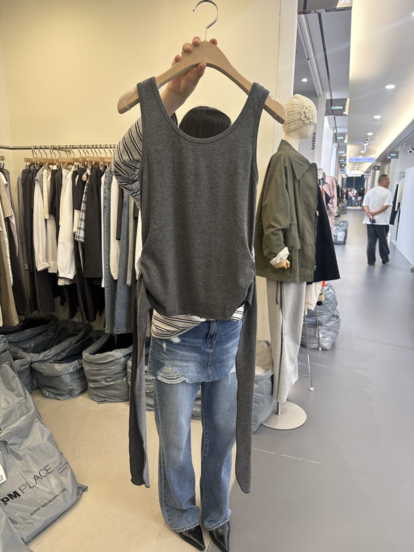 MONDAYMORING東大門㊣實拍女士新品推薦休閑熱賣真品吊帶背心MONDAYMORING吊帶/背心