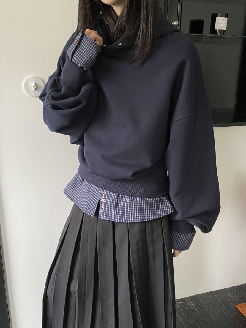 OURS東大門㊣直郵女裝新款熱賣真品25秋冬人氣職業時尚衛衣OURS衛衣