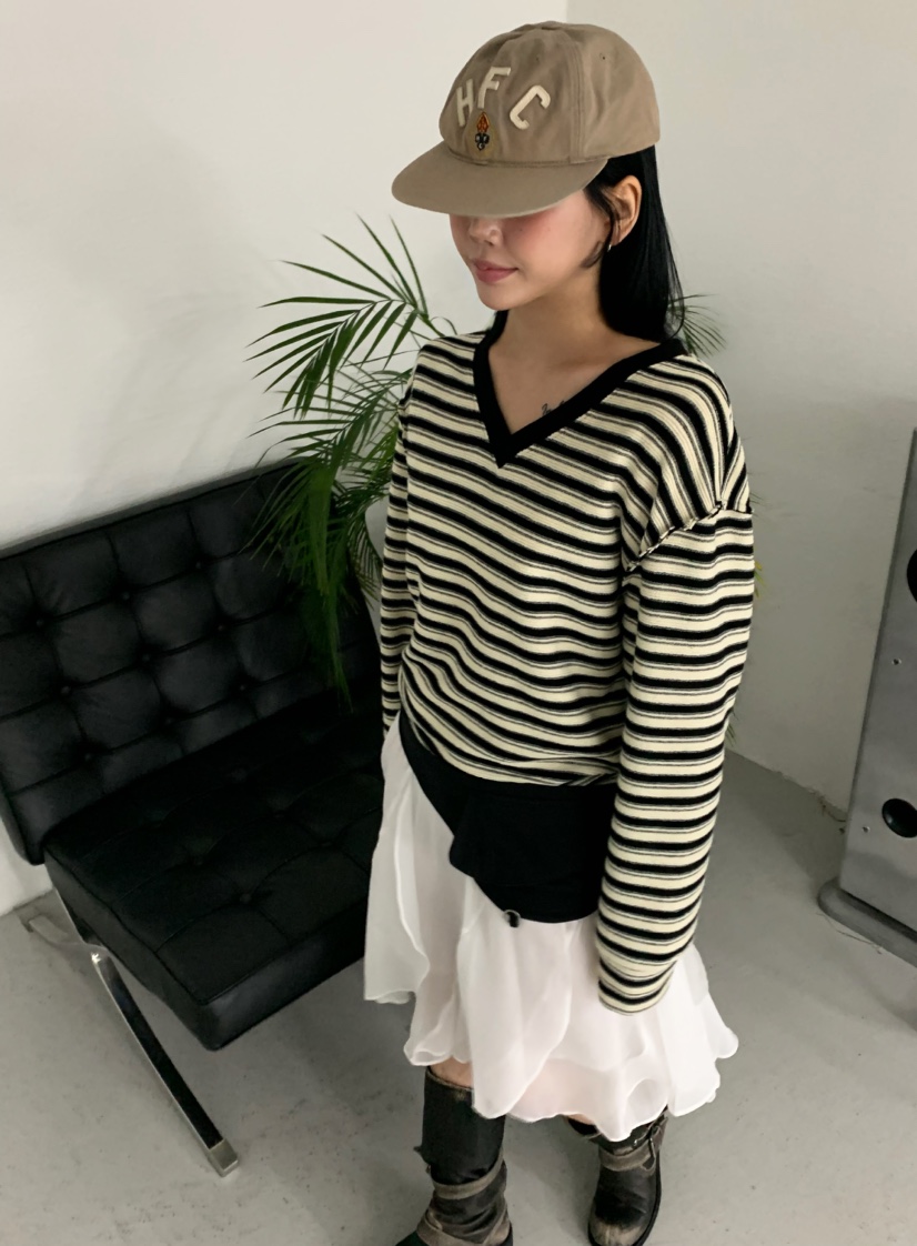 X-MOOD韓國代購㊣女裝新品真品時尚25秋冬休閑人氣推薦針織衫X-MOOD針織衫