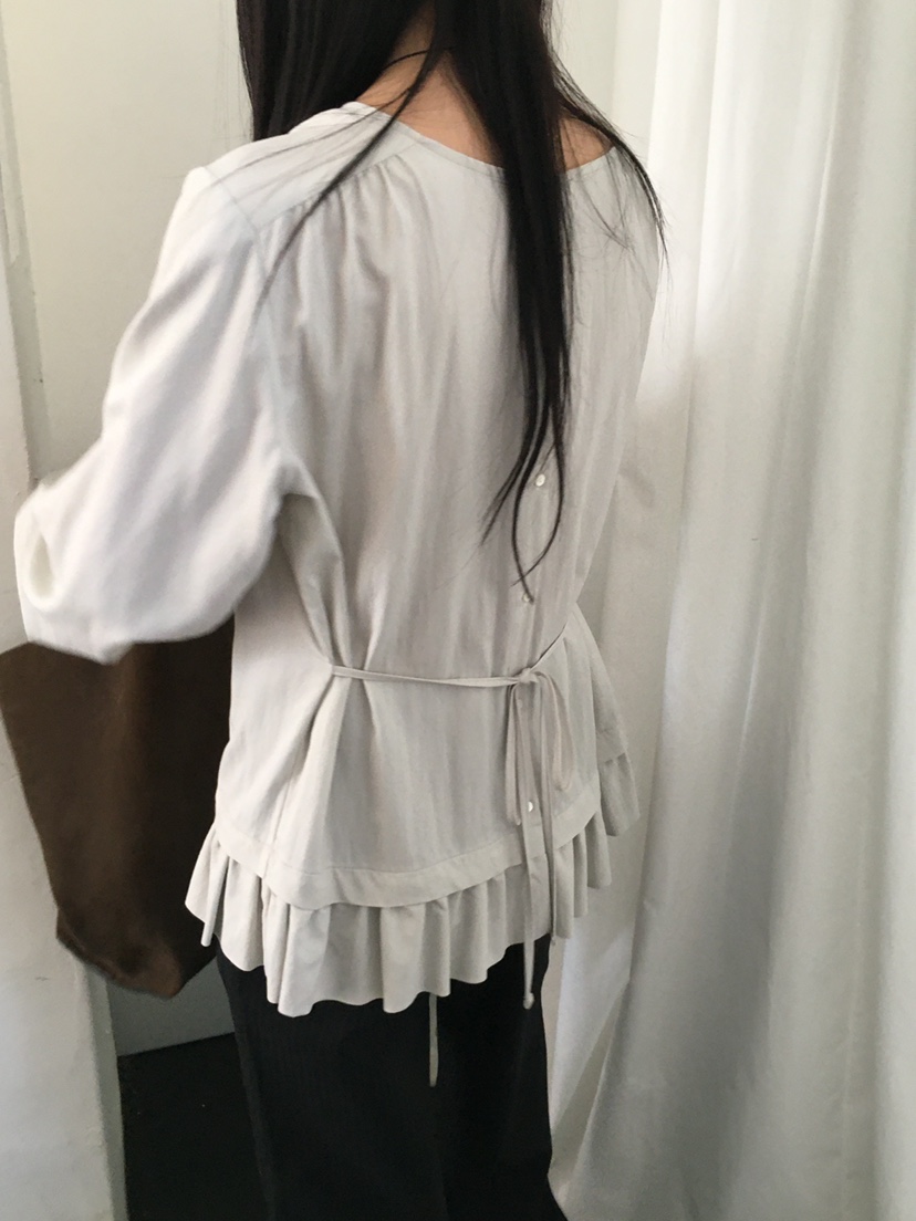 OURS東大門㊣直郵女裝新品熱賣真品時尚25秋冬職業襯衫蕾絲衫OURS襯衫/蕾絲衫