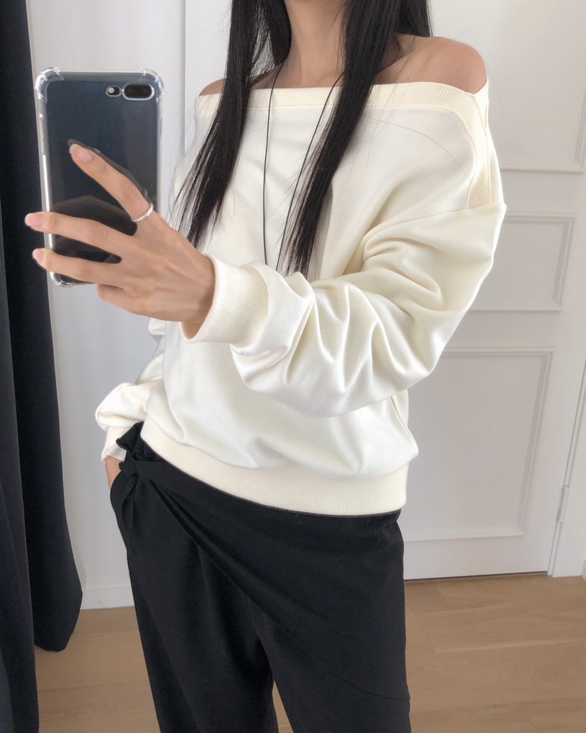 ROUGH韓國直郵㊣女士新款推薦時尚25秋冬熱賣真品職業休閑衛衣ROUGH衛衣