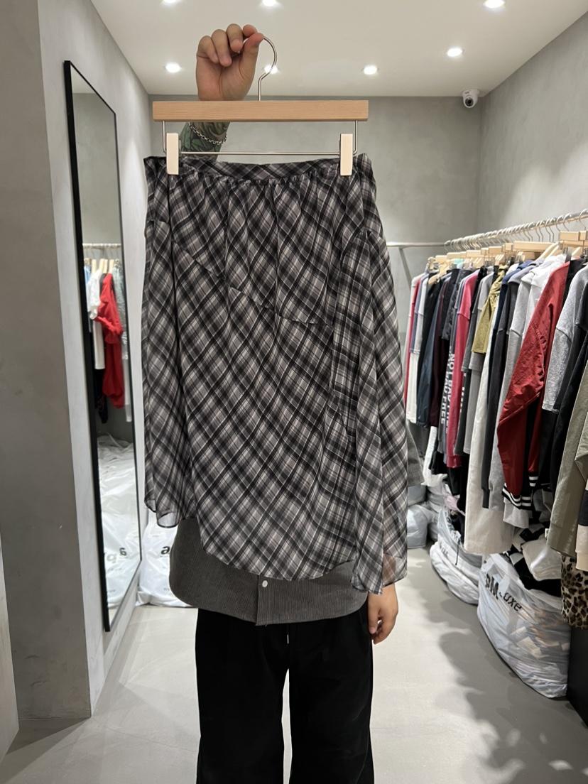 X-MOOD東大門㊣直郵女裝新品熱賣時尚休閑25秋冬半身裙中短裙X-MOOD半身裙/中短裙