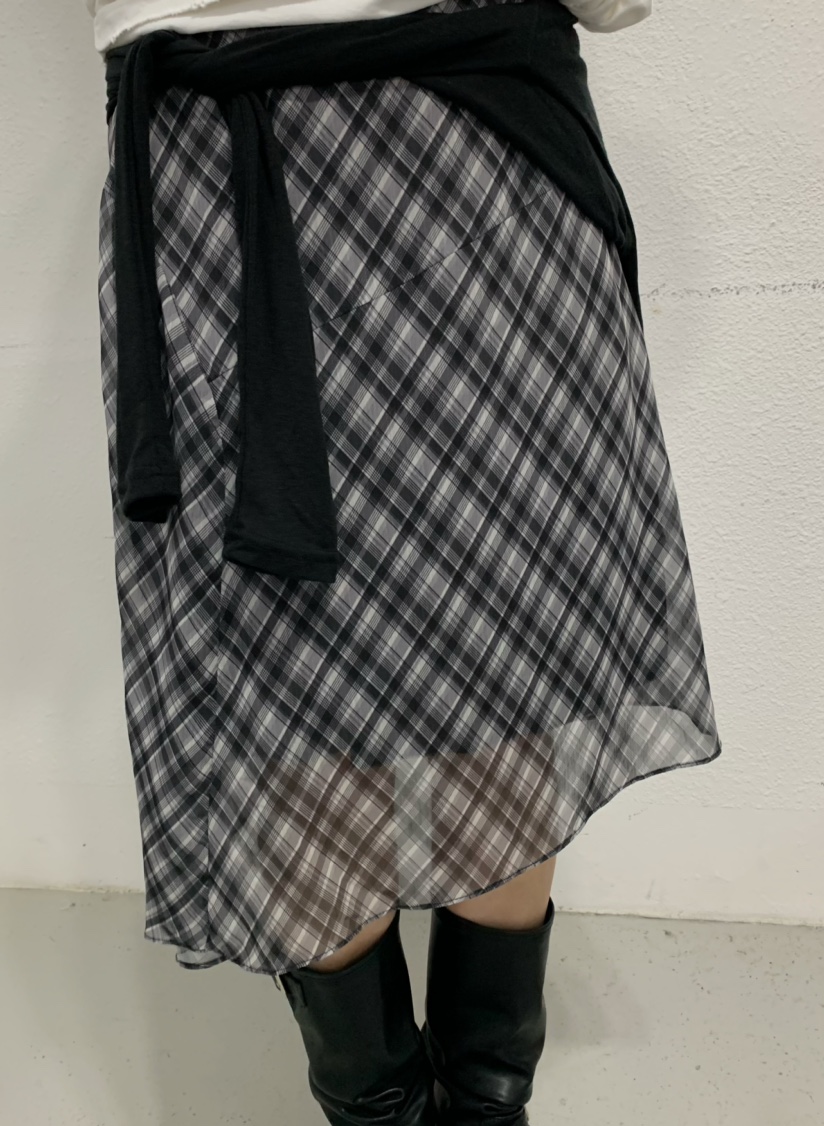 X-MOOD東大門㊣直郵女裝新品熱賣時尚休閑25秋冬半身裙中短裙X-MOOD半身裙/中短裙