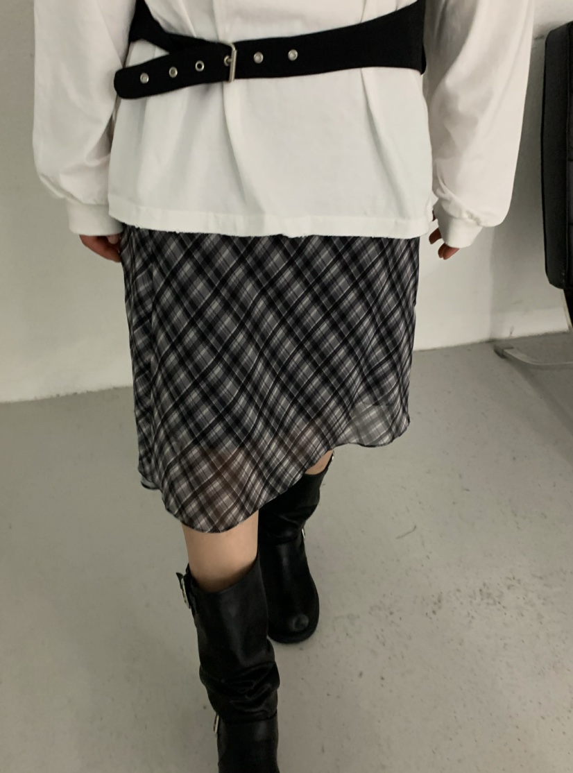 X-MOOD東大門㊣直郵女裝新品熱賣時尚休閑25秋冬半身裙中短裙X-MOOD半身裙/中短裙