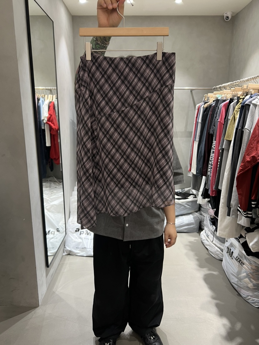 X-MOOD東大門㊣直郵女裝新品熱賣時尚休閑25秋冬半身裙中短裙X-MOOD半身裙/中短裙圖色1