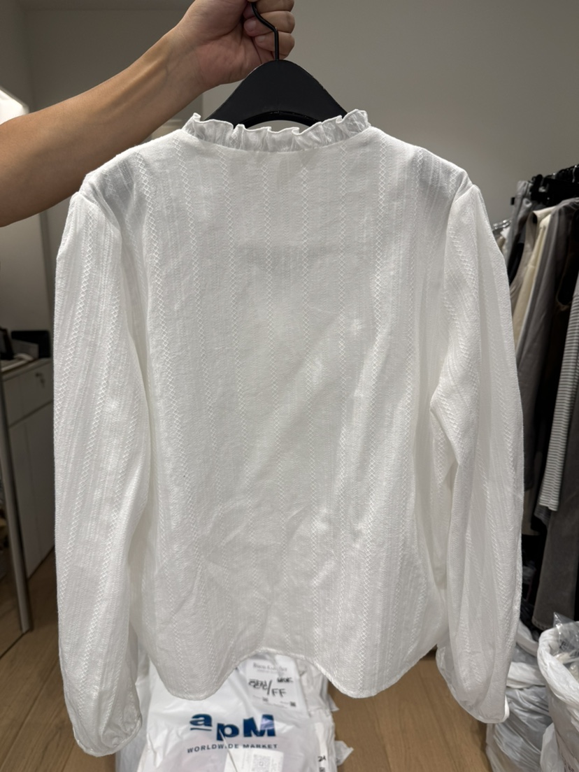 BIEN GARDER東大門㊣直郵女裝新款25秋冬職業熱賣襯衫蕾絲衫BIEN GARDER襯衫/蕾絲衫