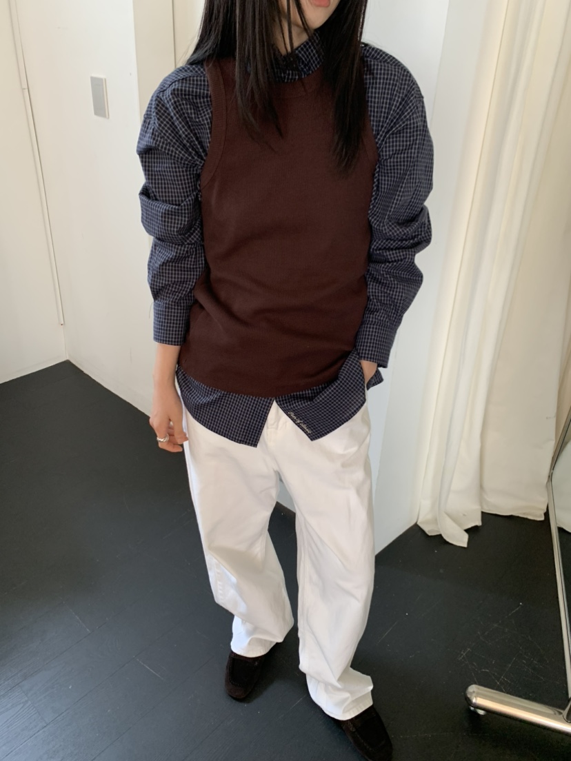 OURS東大門㊣代購女士新款真品熱賣人氣職業25秋冬吊帶背心OURS吊帶/背心