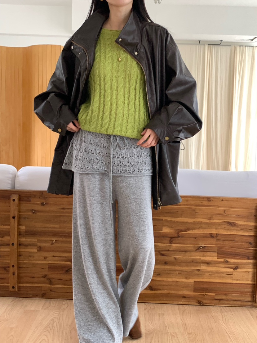 DE GO YOU韓國代購㊣女士新款推薦職業25秋冬針織衫馬海毛DE GO YOU針織衫