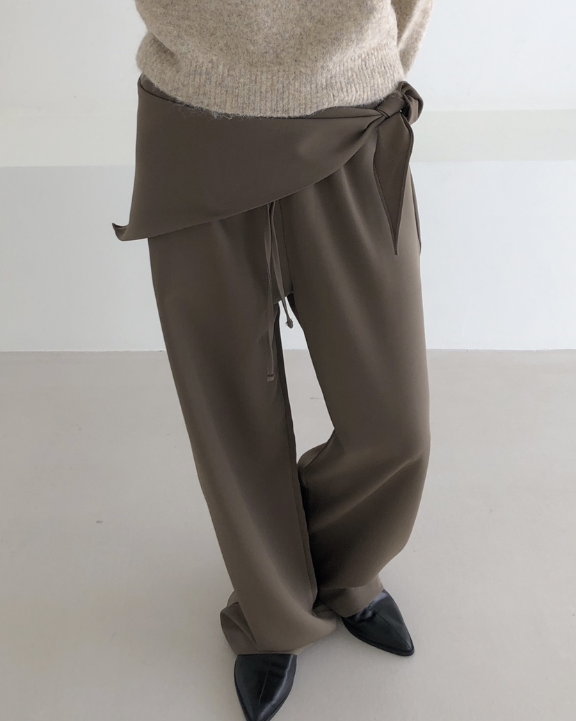 ROUGH韓國代購㊣女士新品25秋冬人氣休閑真品職業時尚休閑褲ROUGH休閑褲