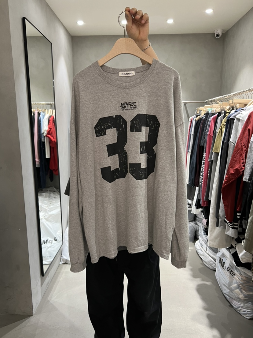 X-MOOD韓國代購㊣女裝新品休閑推薦職業真品時尚人氣長袖T恤X-MOOD長袖T恤圖色2