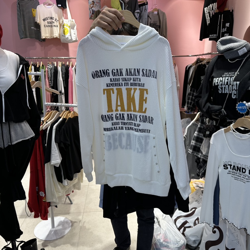 K STORY韓國代購㊣女裝新品推薦職業25秋冬休閑熱賣真品衛衣K STORY衛衣圖色1