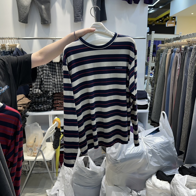 WASHBLUE東大門㊣代購女裝新品人氣職業時尚25秋冬推薦長袖T恤WASHBLUE長袖T恤圖色2