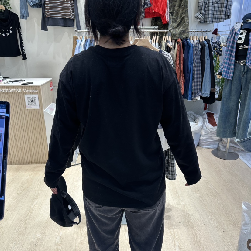 UNDERSTAR_VINTAGE東大門㊣實拍女士新款時尚真品職業長袖T恤UNDERSTAR_VINTAGE長袖T恤