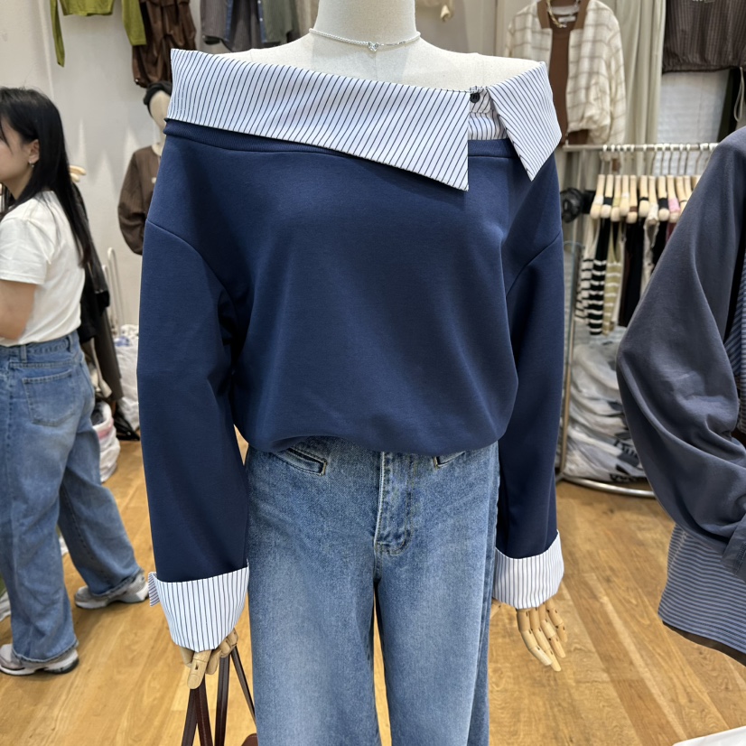 THE MOST-Q東大門㊣實拍女裝新品人氣時尚推薦休閑熱賣衛衣THE MOST衛衣圖色1