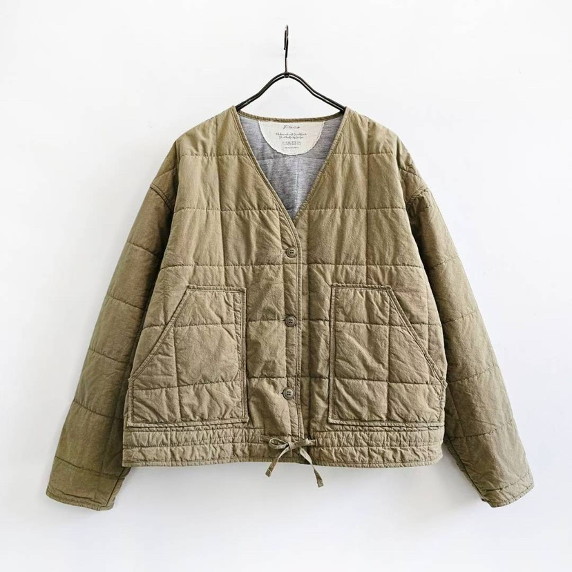 PUCO韓國直郵㊣女裝新品時尚推薦人氣真品短款棉服開衫絎縫PUCO短款棉服圖色2