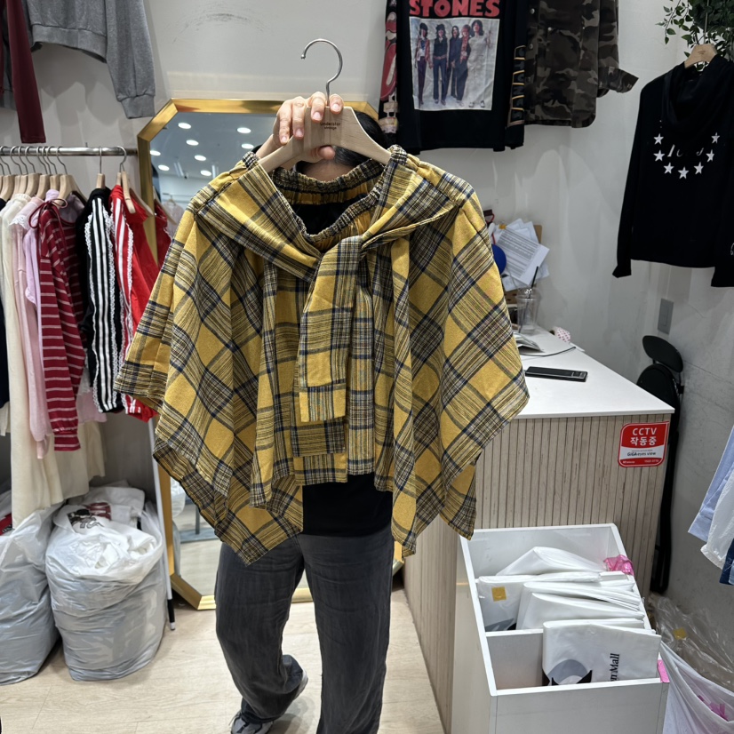 UNDERSTAR_VINTAGE韓國代購㊣女裝新款人氣休閑熱賣裙褲格紋UNDERSTAR_VINTAGE裙褲