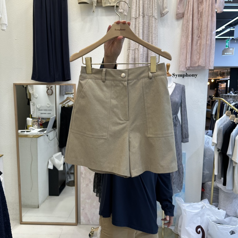 SYMPHONY東大門㊣直郵女士新品熱賣真品休閑推薦短褲可愛的SYMPHONY短褲圖色1