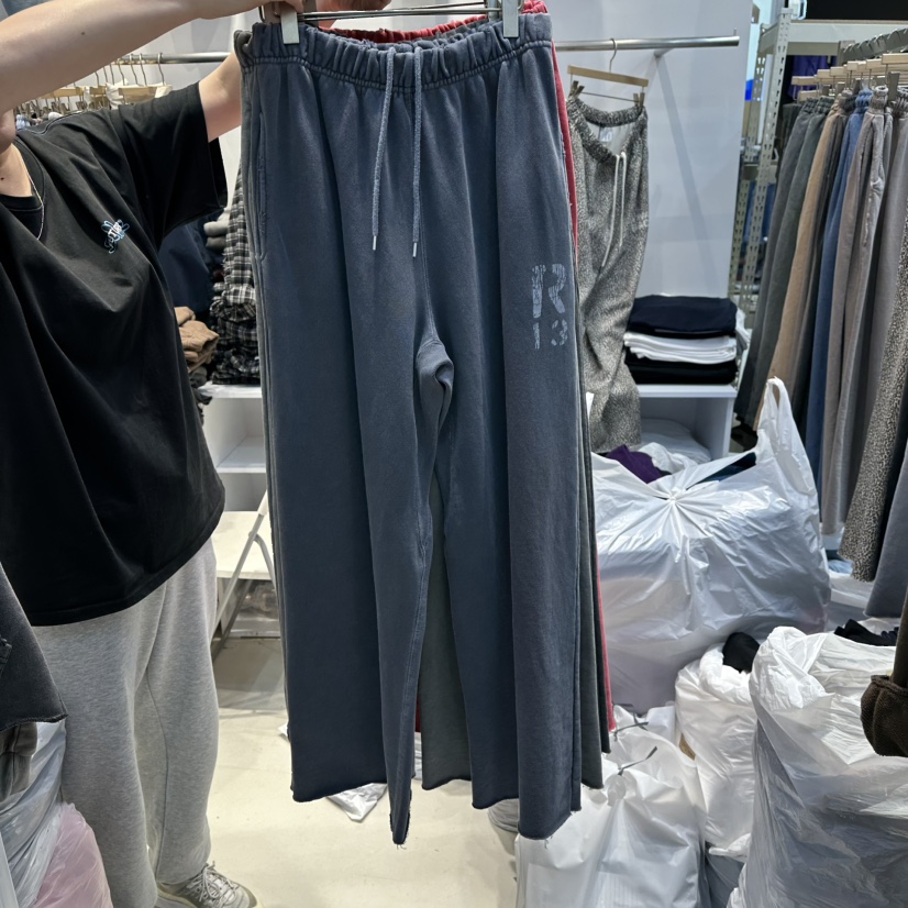 WASHBLUE韓國代購㊣女士新品真品職業時尚推薦25秋冬休閑褲復古WASHBLUE休閑褲圖色1