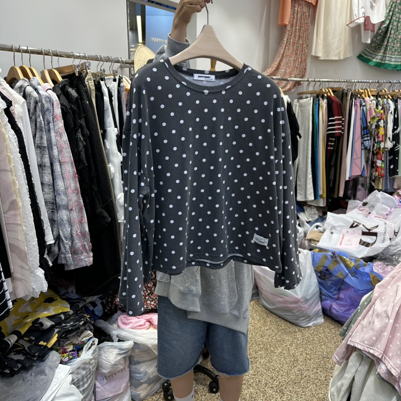 HAPPYBERRY東大門㊣實拍女士新品推薦熱賣時尚休閑25秋冬長袖T恤HAPPYBERRY長袖T恤圖色4