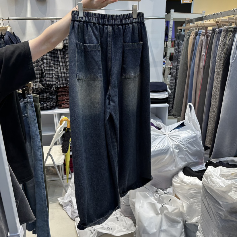 WASHBLUE韓國代購㊣女裝新款熱賣25秋冬職業人氣推薦牛仔褲WASHBLUE牛仔褲
