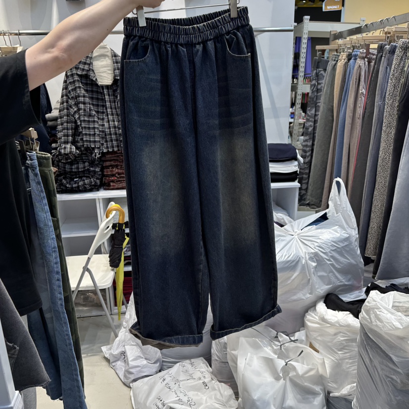 WASHBLUE韓國代購㊣女裝新款熱賣25秋冬職業人氣推薦牛仔褲WASHBLUE牛仔褲圖色1