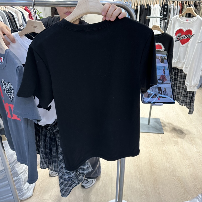 UNDERSTAR_VINTAGE韓國代購㊣女裝新品休閑熱賣時尚人氣T恤UNDERSTAR_VINTAGET恤