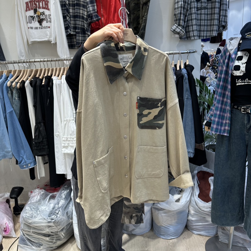UNDERSTAR_VINTAGE韓國代購㊣女士新款熱賣休閑人氣推薦夾克UNDERSTAR_VINTAGE夾克圖色1