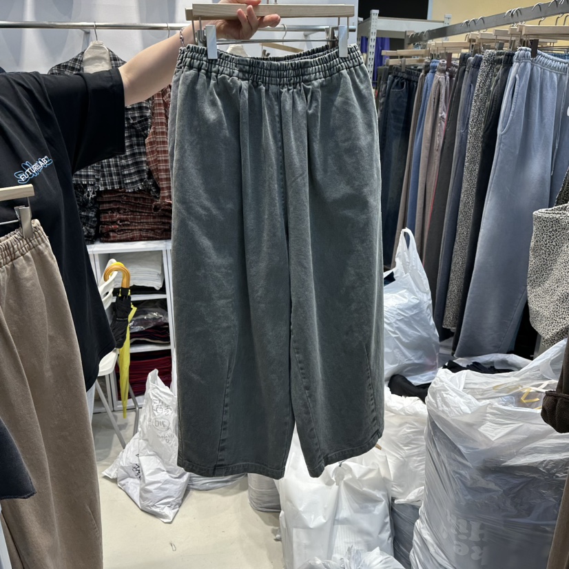 WASHBLUE韓國直郵㊣女士新款真品熱賣25秋冬職業時尚休閑褲WASHBLUE休閑褲圖色2