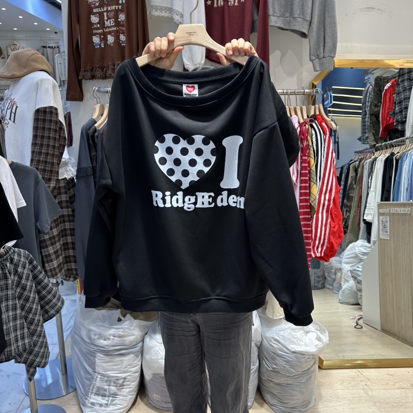 UNDERSTAR_VINTAGE韓國代購㊣女士新品真品推薦人氣時尚衛衣UNDERSTAR_VINTAGE衛衣圖色1