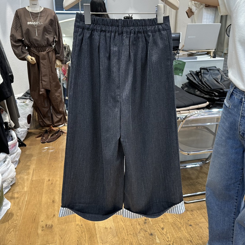 THE MOST-Q韓國代購㊣女裝新品25秋冬熱賣休閑褲不含腰帶THE MOST休閑褲