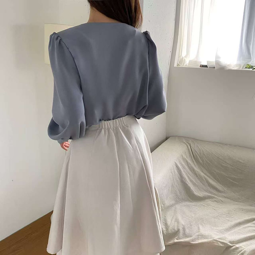 BLUE RIBBON東大門㊣代購女裝新品25秋冬熱賣休閑襯衫蕾絲衫BLUE RIBBON襯衫/蕾絲衫