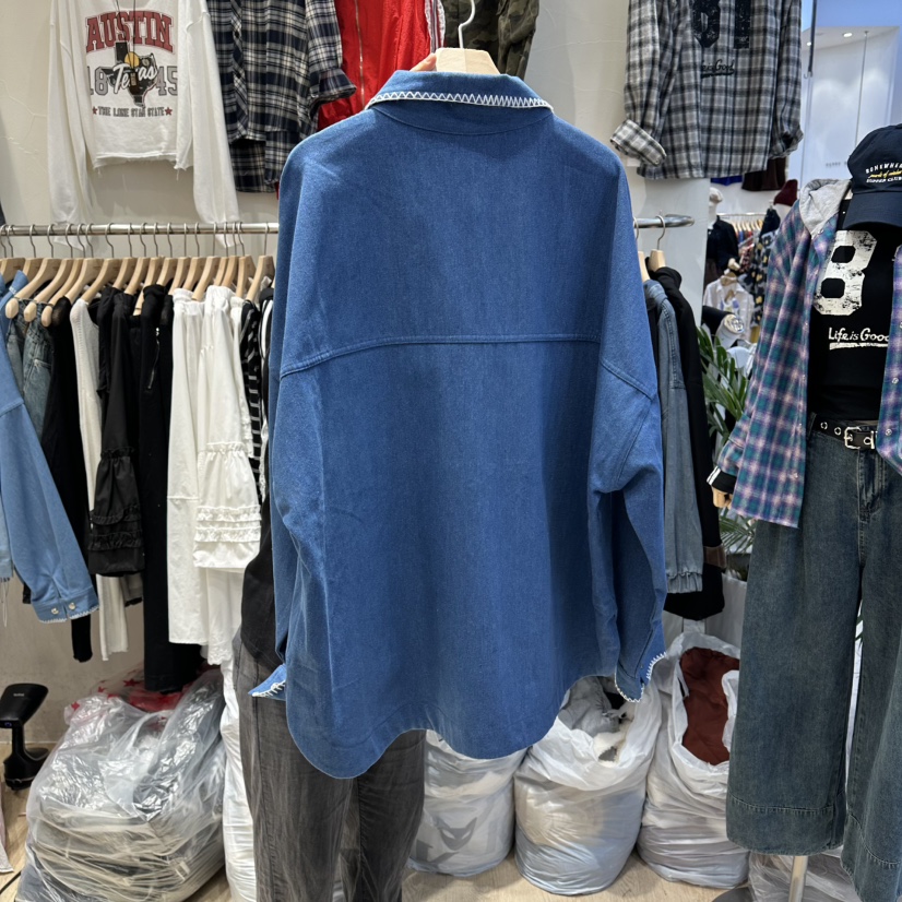 UNDERSTAR_VINTAGE東大門㊣實拍女裝新款真品推薦休閑25秋冬夾克UNDERSTAR_VINTAGE夾克