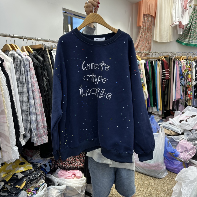 HAPPYBERRY東大門㊣直郵女士新款熱賣推薦25秋冬時尚真品衛衣HAPPYBERRY衛衣圖色2
