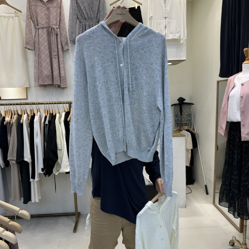 SYMPHONY韓國代購㊣女士新品真品人氣時尚熱賣衛衣可愛的兜帽SYMPHONY衛衣圖色2