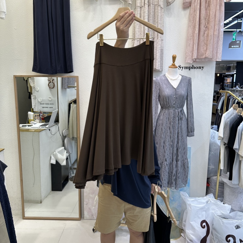 SYMPHONY韓國代購㊣女士新款熱賣真品25秋冬人氣長裙可愛的SYMPHONY長裙