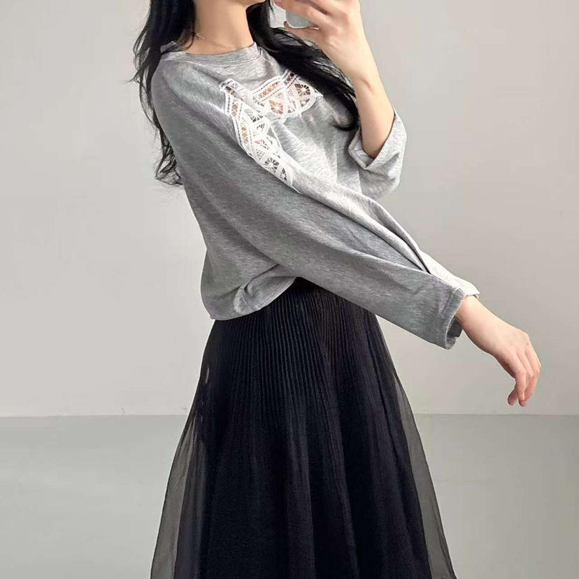 BLUE RIBBON東大門㊣直郵女士新品休閑時尚熱賣真品長袖T恤BLUE RIBBON長袖T恤