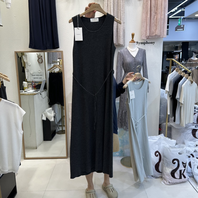 SYMPHONY東大門㊣代購女裝新品熱賣休閑25秋冬連衣裙可愛的SYMPHONY連衣裙圖色2