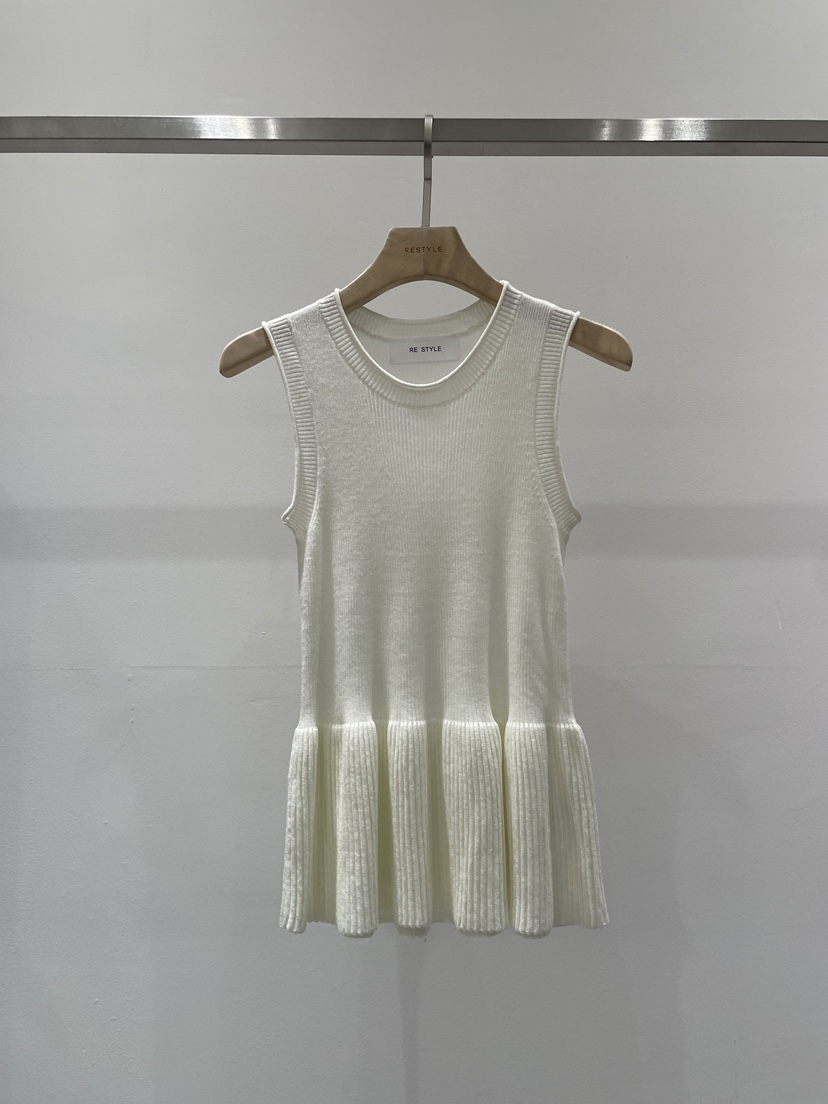 RE STYLE-Q東大門㊣實拍女裝新款職業真品時尚25秋冬吊帶背心RE STYLE吊帶/背心圖色1